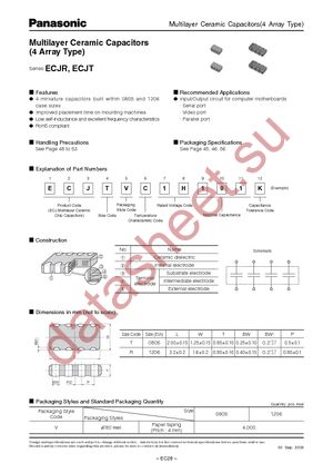 ECJ-RVB1C104M datasheet  